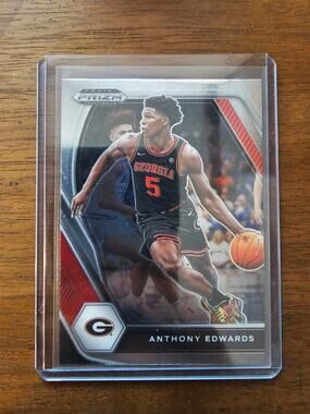 Anthony Edwards 2021 Panini Prizm Draft Picks #65 - Rookie - Timberwolves